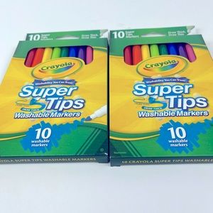 Crayola Super Tips Washable Markers 2 packages 10 Markers each